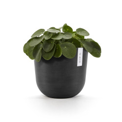 Pot Rond Oslo 25 Gris Foncé - Ø 25 x H. 21,8 cm - 7,7 L - ECOPOTS