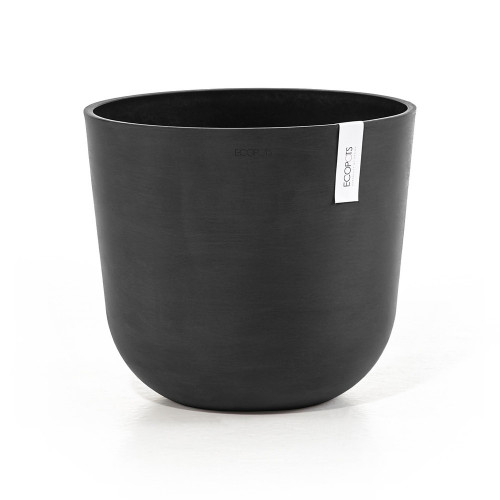 Pot Rond Oslo 35 Gris Foncé - Ø 35 x H. 30,5 cm - 21,7 L - ECOPOTS