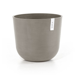 Pot Rond Oslo 35 Taupe - Ø 35 x H. 30,5 cm - 21,7 L de marque ECOPOTS, référence: J7864900