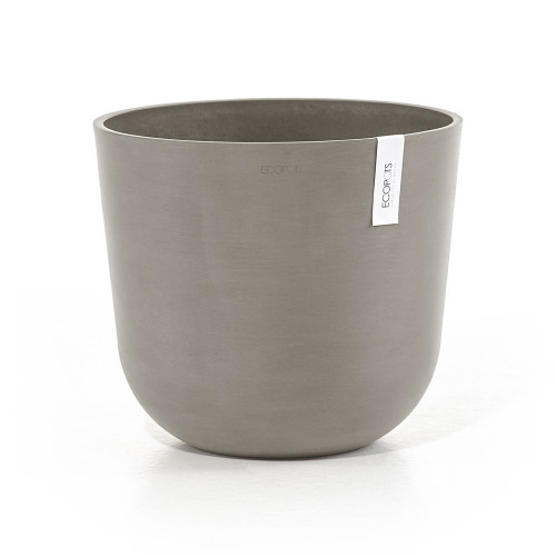 Pot Rond Oslo 35 Taupe - Ø 35 x H. 30,5 cm - 21,7 L - ECOPOTS