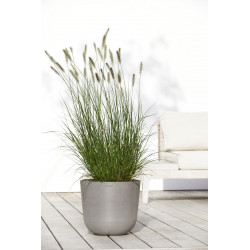 Pot Rond Oslo 35 Taupe - Ø 35 x H. 30,5 cm - 21,7 L - ECOPOTS