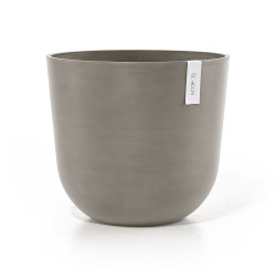 Pot Rond Oslo 45 Taupe - Ø 45 x H. 39,2 cm - 46,6 L de marque ECOPOTS, référence: J7865000