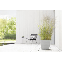 Pot Carré Rotterdam 40 Blanc Gris - 40 x 40 x H. 35 cm - 37,6 L - ECOPOTS