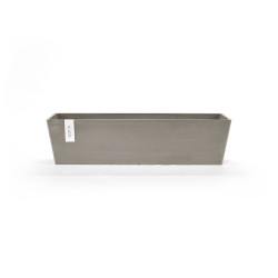 Pot Rectangulaire Bruges 80 Taupe - 80 x 20 x H. 20 cm - 25 L de marque ECOPOTS, référence: J7866800