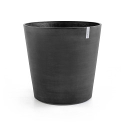 Grand pot sur roues Amsterdam 80 Gris Foncé - Ø 80 x H. 75 cm - 300 L