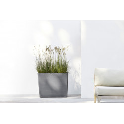 Jardinière sur roues Paris 85 Gris - 85 x 40 x H. 65 cm - 152 L - ECOPOTS