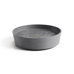 Support à roulettes Wheels 40 Gris - Ø 34,1 x H. 9 cm de marque ECOPOTS, référence: J7868300