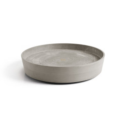 Support à roulettes Wheels 50 Taupe - Ø 41,6 x H. 9 cm de marque ECOPOTS, référence: J7868800