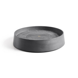 Support à roulettes Wheels Oslo 55 Gris - Ø 50 x H. 10,5 cm - ECOPOTS