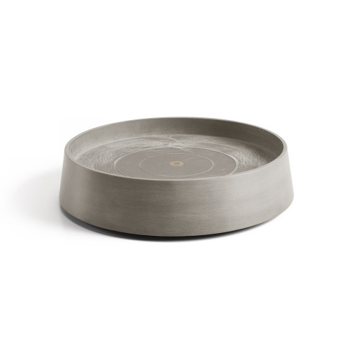 Support à roulettes Wheels Oslo 45 Taupe - Ø 41 x H. 9,5 cm - ECOPOTS