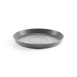 Soucoupe Round 25 Gris - Ø 21 x H. 2,5 cm de marque ECOPOTS, référence: J7870400