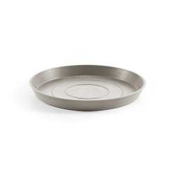 Soucoupe Round 25 Taupe - Ø 21 x H. 2,5 cm de marque ECOPOTS, référence: J7871200