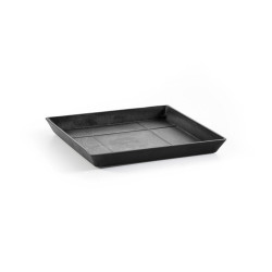 Soucoupe Square 30 Gris Foncé - 28 x 28 x H. 3 cm - ECOPOTS