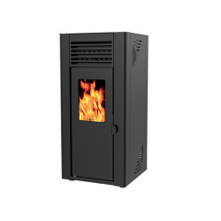 Poêle à granulés ORPHÉE 10 - acier - non étanche - noir - 10kW de marque Supra, référence: B6863900