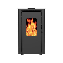 Poêle à granulés ORPHÉE 6 - acier - non étanche - noir - 6kW de marque Supra, référence: B6864100