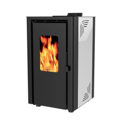 Poêle à granulés ORPHÉE 6 - acier - non étanche - blanc - 6kW de marque Supra, référence: B6864000