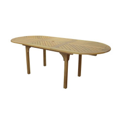 Table De Jardin Durban Ovale - 160/220X100 de marque PROLOISIRS, référence: J5620500