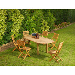 Table De Jardin Durban Ovale - 160/220X100 - PROLOISIRS