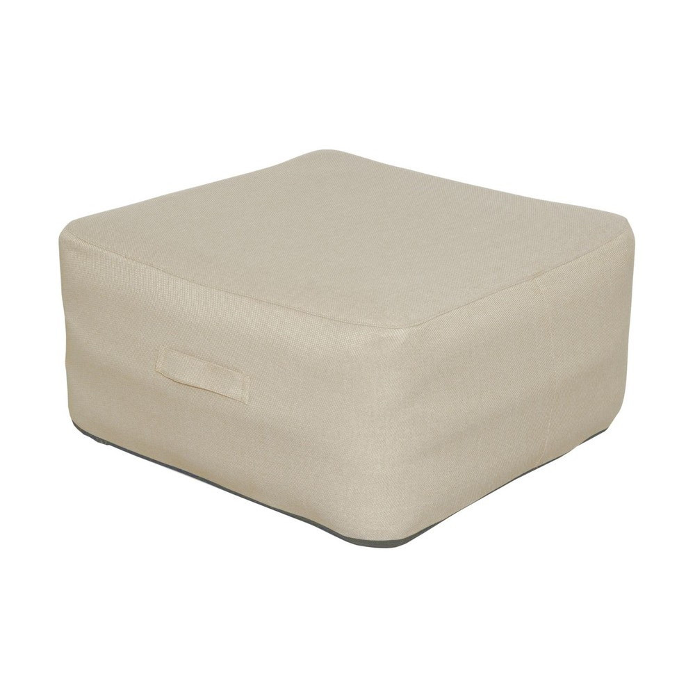 PROLOISIRS Tabouret gonflable d'extérieur Balloon écru 71 x 34 x 71 cm - vue 2