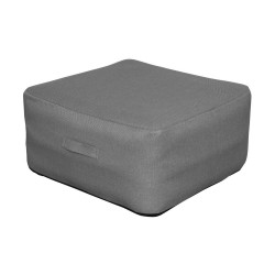 Tabouret gonflable d'extérieur Balloon gris 71 x 34 x 71 cm - PROLOISIRS