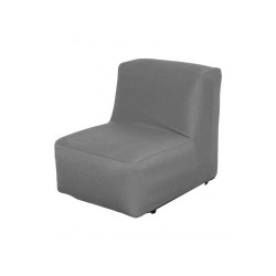 Fauteuil de détente gonflable Balloon en PVC - gris de marque PROLOISIRS, référence: J7036700