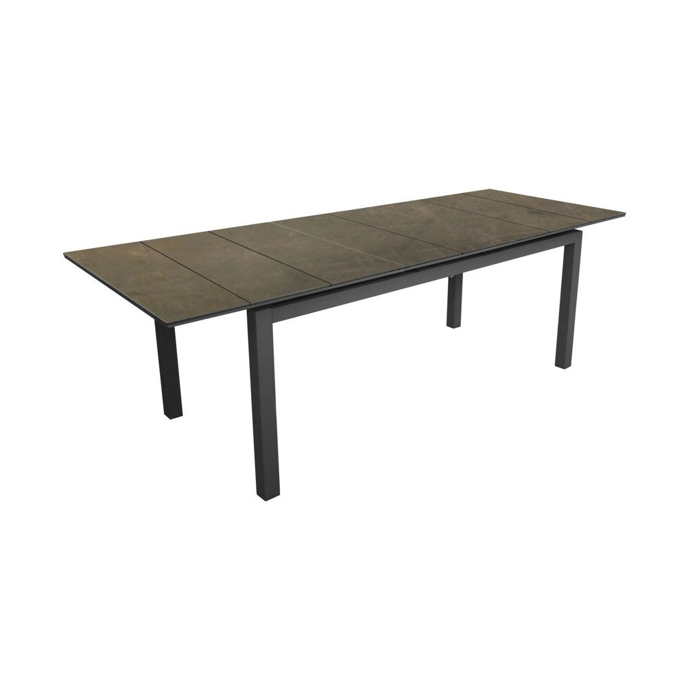 Table de jardin PROLOISIRS Tahaa Extensible 180240 cm HPL Fundermax Cave