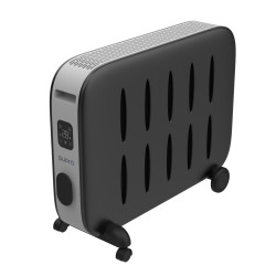 Radiateur mobile CERAMDUO 1522 à chaleur douce noir 1500W de marque Supra, référence: B7889700