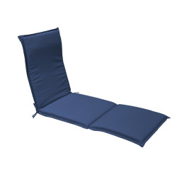 Lot de 2 Coussins Garden pour bain de soleil 190 x 4 x 60 cm - bleu - PROLOISIRS