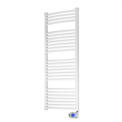 Radiateur sèche-serviettes 750 W - Fluide caloporteur -Programmateur 7 j - Fil pilote - Ducasa