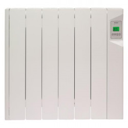 Radiateur mural à fluide thermique 600 W - Electronique - Fil pilote 6 ordres- NF - Ducasa