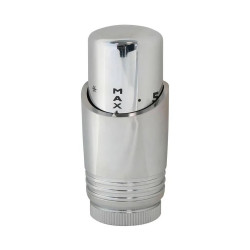 Tête de robinet thermostatique droit mâle plastique chromé de marque SOMATHERM FOR YOU, référence: B7787600