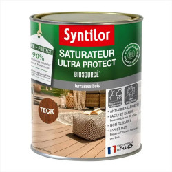 Saturateur Biosourcé nature protect pour bois, teck, mat 0.75 l de marque SYNTILOR, référence: B7796900