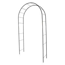 Arche "Basics" tube rond 16 mm noir 130x40x250 cm - Acier époxy de marque Louis Moulin, référence: J7828800