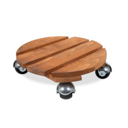 Roule-plante en bois rond naturel "Basics" 30 cm de marque Louis Moulin, référence: J7829100