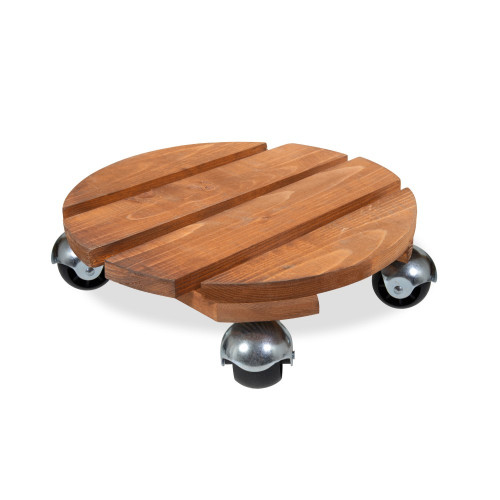 Roule-plante en bois rond naturel "Basics" 30 cm - Louis Moulin