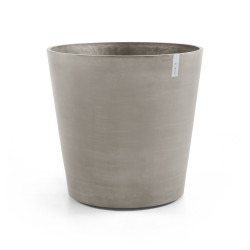 Grand pot sur roues Amsterdam 80 Taupe - Ø 80 x H. 75 cm - 300 L de marque ECOPOTS, référence: J7867200