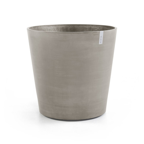 Grand pot sur roues Amsterdam 80 Taupe - Ø 80 x H. 75 cm - 300 L - ECOPOTS