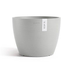 Pot Rond Stockholm 31 Blanc Gris - Ø 31 x H. 23,3 cm - 12,9 L - ECOPOTS