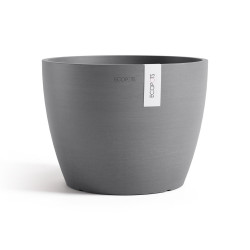 Pot Rond Stockholm 31 Gris - Ø 31 x H. 23,3 cm - 12,9 L - ECOPOTS