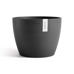 Pot Rond Stockholm 31 Gris Foncé - Ø 31 x H. 23,3 cm - 12,9 L - ECOPOTS