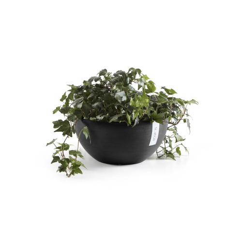 Pot Rond Brussels 30 Gris Foncé - Ø 30 x H. 14 cm - 6,5 L - ECOPOTS