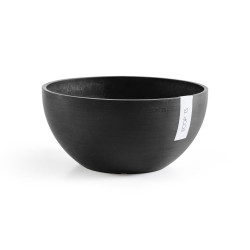 Pot Rond Brussels 30 Gris Foncé - Ø 30 x H. 14 cm - 6,5 L - ECOPOTS