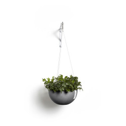 Pot supsendu Brussels 27 Gris - Ø 26,5 x H. 13 cm - 4,2 L - ECOPOTS