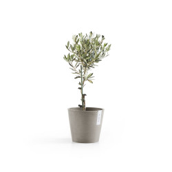 Pot Rond Amsterdam 20 Taupe - Ø 20 x H. 17,5 cm - 4 L - ECOPOTS