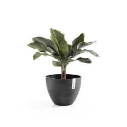 Pot Rond Antwerp 30 Gris Foncé - Ø 30 x H. 25,5 cm - 11,4 L - ECOPOTS