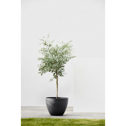 Pot Rond Antwerp 40 Gris Foncé - Ø 40 x H. 30 cm - 25 L - ECOPOTS