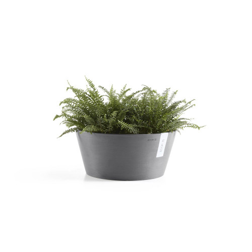 Pot Rond Frankfurt 30 Gris - Ø 30,5 x H. 15 cm - 8 L - ECOPOTS