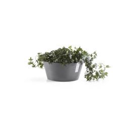 Pot Rond Frankfurt 30 Gris - Ø 30,5 x H. 15 cm - 8 L - ECOPOTS