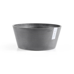 Pot Rond Frankfurt 40 Gris - Ø 41 x H. 18 cm - 16,4 L - ECOPOTS