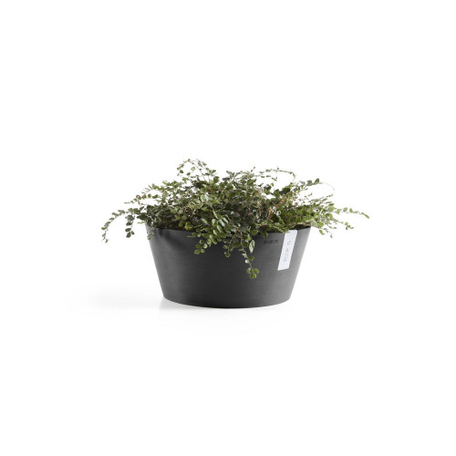 Pot Rond Frankfurt 30 Gris Foncé - Ø 30,5 x H. 15 cm - 8 L - ECOPOTS